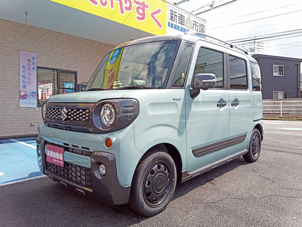 スズキ スペーシアギア ハイブリッドXZターボ 全方位 4WDの中古車です。