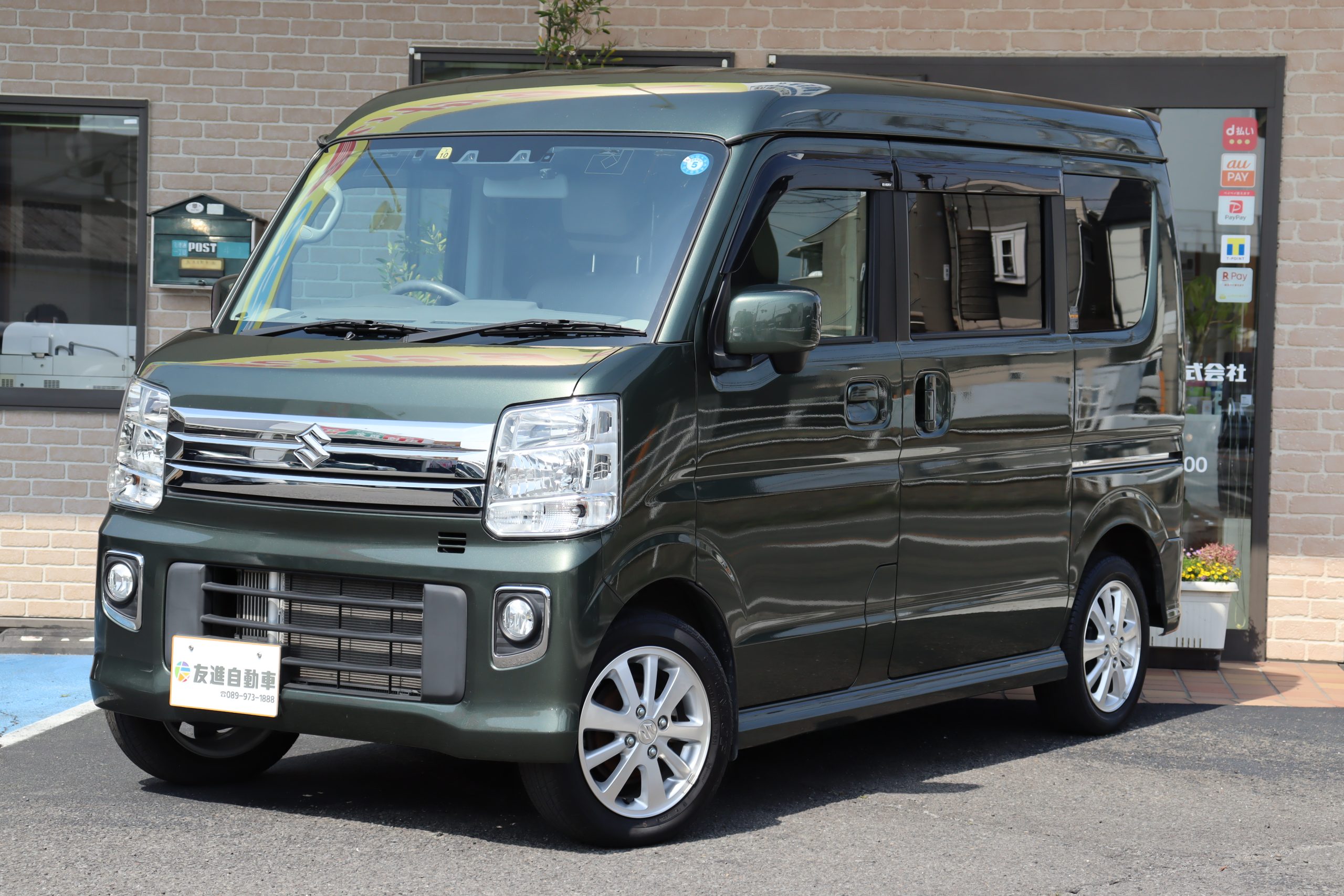 スズキ エブリィワゴン PZターボ ハイルーフの中古車です。