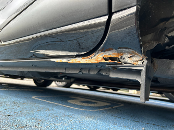 トヨタ シエンタ ドア キズ凹み鈑金塗装